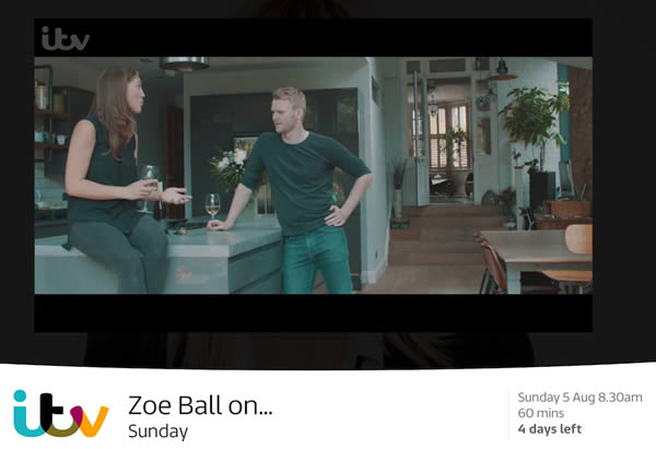 Zoe Ball’s Book Club choice ‘Killer Intent’ in the kitchen